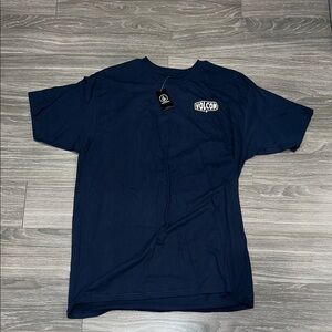 Volcom Men's Deep Blue Short Sleeve Tee